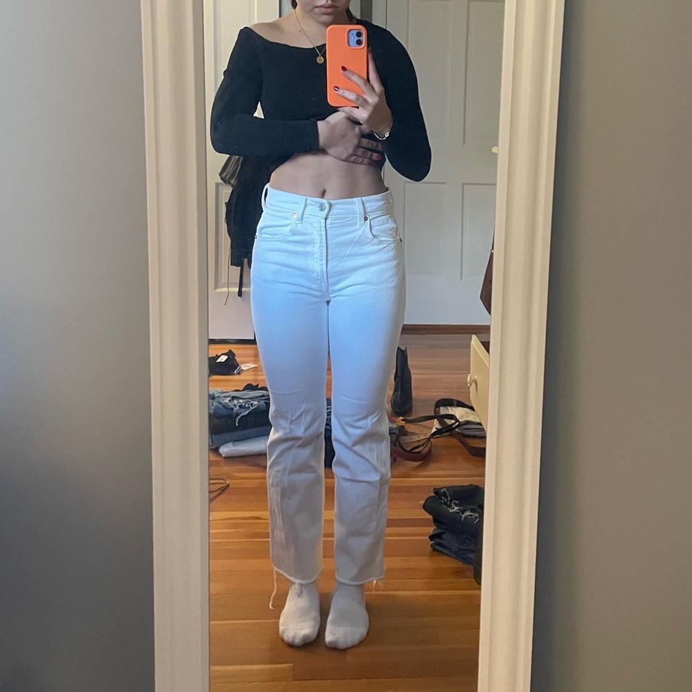 Gap White Jeans
